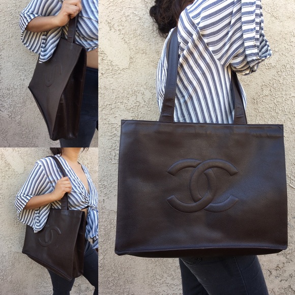 CHANEL Handbags - 🌪FASH SALE🌪 X-LARGE CAVIAR CHANEL TOTE